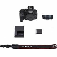 Canon EOS R10 Body Aynasız Fotoğraf Makinesi + Canon EF-EOS R Mount Adaptör