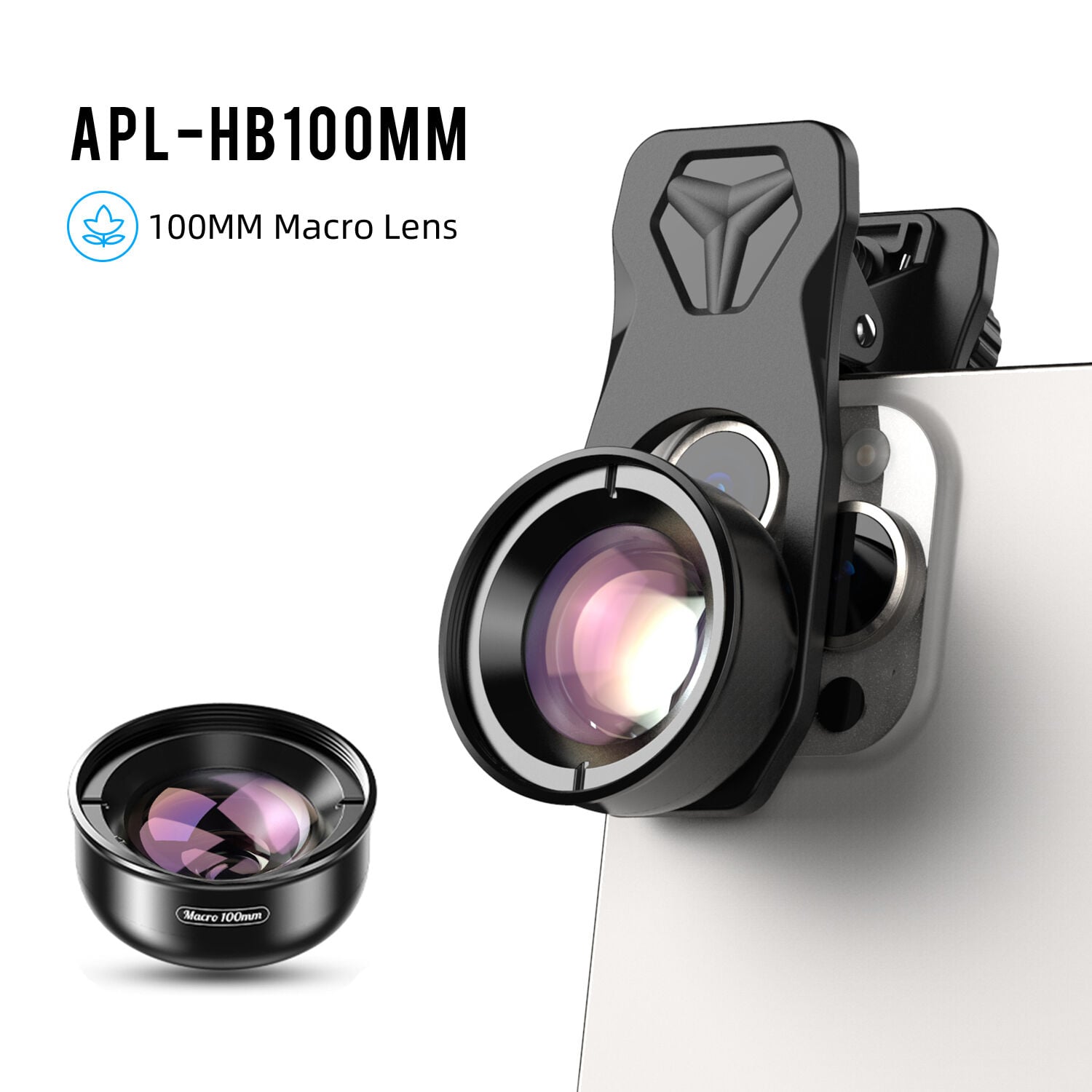 Apexel Klasik Cep Telefonu HD 100mm Makro Lens