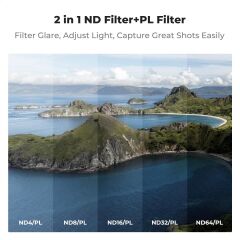 K&F Concept Mini 5 Pro için ND-PL Filtre Seti