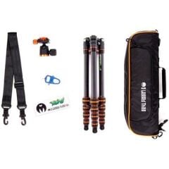 3 Legged Thing Punks Brian Travel Carbon Fiber Tripod ve Airhed Neo Ball Head (Black)