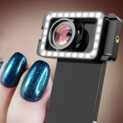 Apexel M15 Dolgu Işıklı Makro Lens