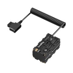 SmallRig 4884 D-Tap - Çift Taraflı NP-F Sahte Pil Güç Kablosu