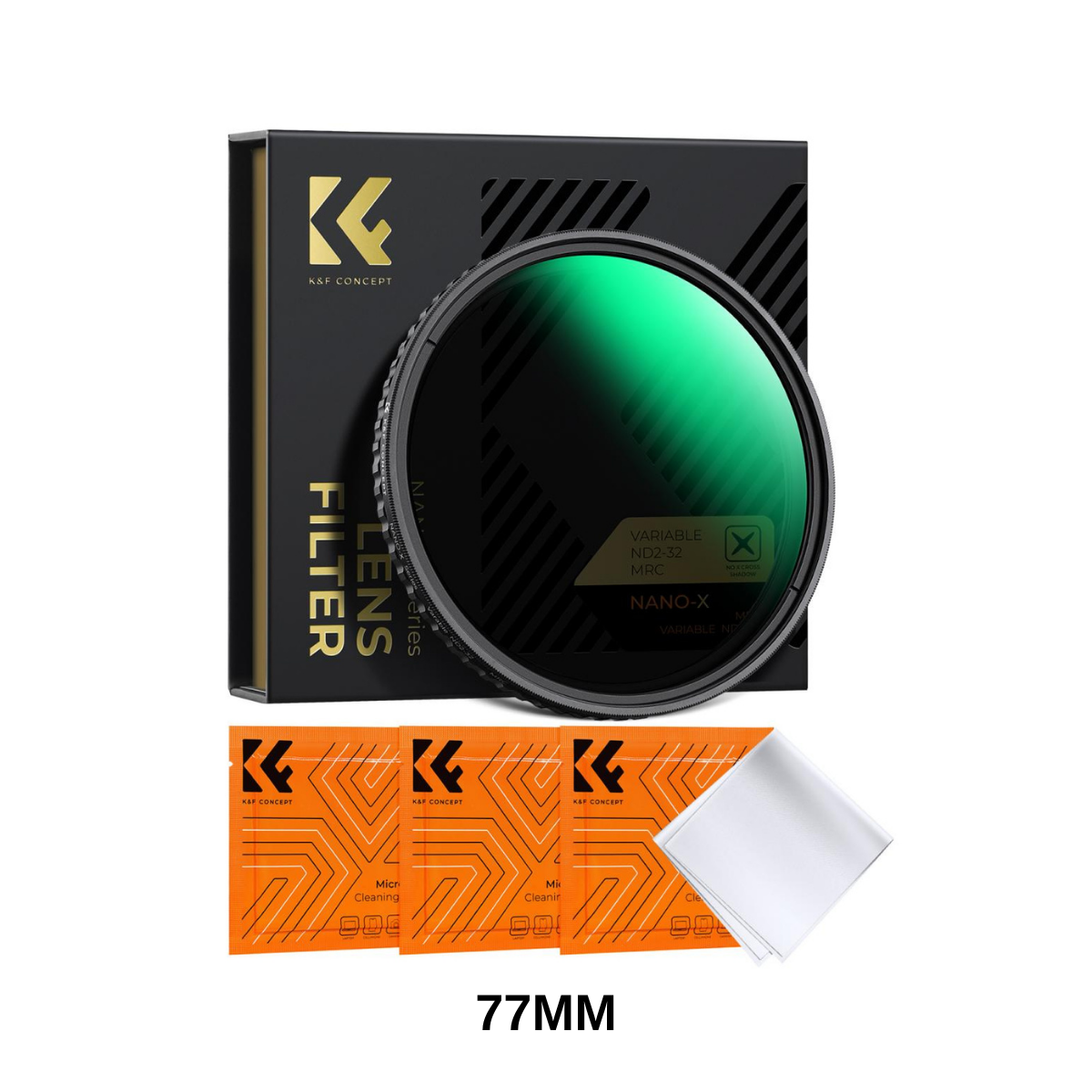 K&F Concept 77 mm ND2-ND32 Değişken Filtre