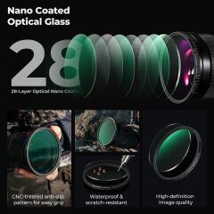 K&F Concept 77 mm ND2-ND32 Değişken Filtre