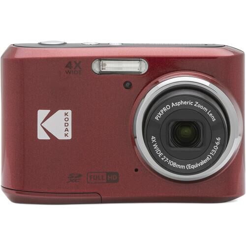 Kodak FZ45 Friendly Zoom 4x Kırmızı Dijital Fotoğraf Makinesi