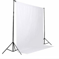 White screen-beyaz fon perde(2 x 3 m)-% 100 pamuk