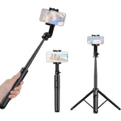 Apexel Çok Fonksiyon Selfi Çubuğu 1,5 Mt