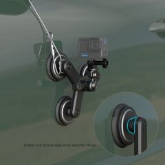 SmallRig 4468 Üçlü Manyetik Vakumlu Montaj Destek Seti Aksiyon Kameraları için
