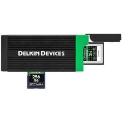 Delkin Devices USB 3.2 CFexpress Type B ve SD UHS-II Hafıza Kartı Okuyucu DDREADER-56