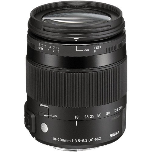 Sigma 18-200mm F3.5-6.3 DC MACRO OS HSM Lens (Canon EF-S)