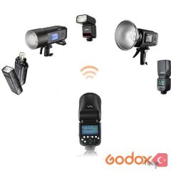 Godox V1 Olypmus Uyumlu Tepe Flaş (Yuvarlak Kafa)