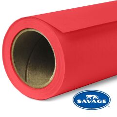Savage (U.S.A) Stüdyo Kağıt Fon Primary Red 271x1100 cm