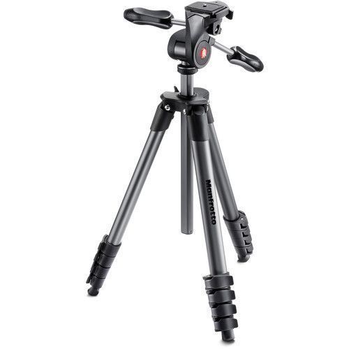 Manfrotto MKCOMPACTADV Alüminyum Tripod
