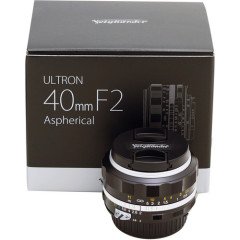 Voigtlander Ultron 40mm f/2 SL IIS Aspherical Lens (Nikon F Silver)