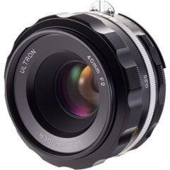 Voigtlander Ultron 40mm f/2 SL II S Aspherical Lens (Nikon F Black)