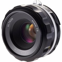 Voigtlander Ultron 40mm f/2 SL II S Aspherical Lens (Nikon F Black)