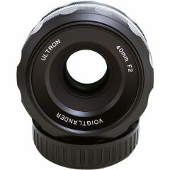 Voigtlander Ultron 40mm f/2 SL II S Aspherical Lens (Nikon F Black)