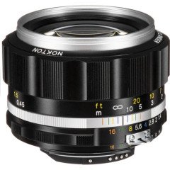 Voigtlander Nokton 58mm f/1.4 SL II S Lens (Nikon F Silver)