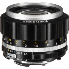 Voigtlander Nokton 58mm f/1.4 SL II S Lens (Nikon F Silver)