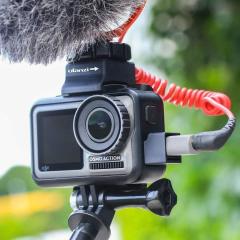 Ulanzi Dji Osmo Action İçin Mikrofon Bağlantı Seti