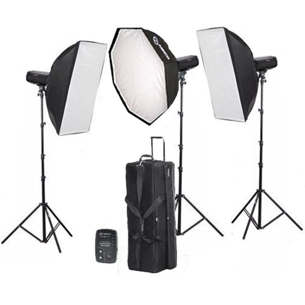 Visico VC-400HH III 3’lü Paraflaş Kiti