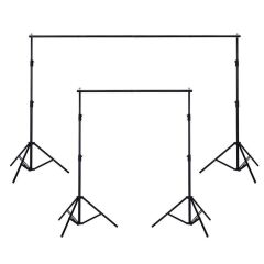 White screen-beyaz fon perde(2 x 3 m)  ve Fon Asma Standı Kıt