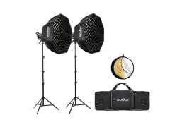 Godox SL60 II Bi 60W Bi-Color Video Işığı 2'li Kit