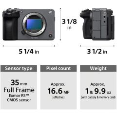 Sony FX5 Sinema Kamera ve XLR Handle