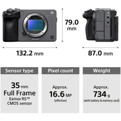 Sony FX5 Sinema Kamera ve XLR Handle