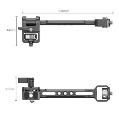 SmallRig DJI RONIN-S / SC ZHIYUN CRANE 2S / 3 / 3S / WEEBILL-S / MOZA  AirCross 2 Gimbalar  için  Ayarlanabilir Monitör Kolu 2889