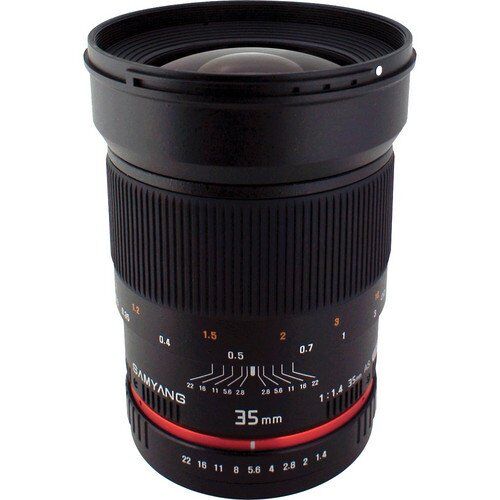 Samyang 35mm f/1.4 AS UMC Lens (Canon AE Chip)