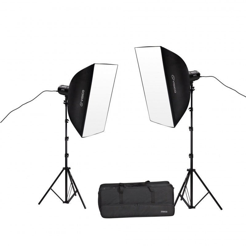 Visico LED-80T II 2’li Led Işık Seti (80W)