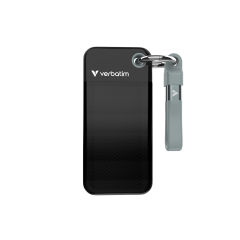 Verbatim 2 TB Pocket Mini Taşınabilir SSD Usb 3.2 - 1000MB/S-1000MB/S Siyah/ Gri Kablo Dahil(32194)