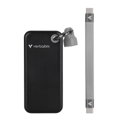 Verbatim 2 TB Pocket Mini Taşınabilir SSD Usb 3.2 - 1000MB/S-1000MB/S Siyah/ Gri Kablo Dahil(32194)