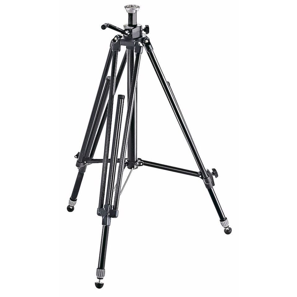 Manfrotto 028B Video Tripod - Dişli Yükselen Orta Boru