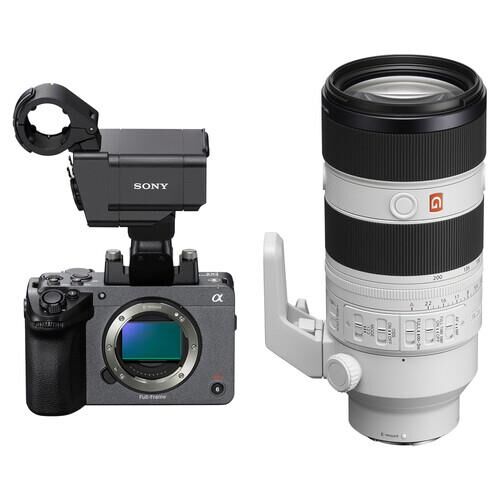 Sony FX5 Sinema Kamera ve XLR Handle 70-200mm f/2.8 Lens Kit