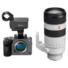 Sony FX5 Sinema Kamera ve XLR Handle 70-200mm f/2.8 Lens Kit