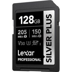 Lexar 128GB Professional Sılver Plus UHS-I SDXC V30 Hafıza Kartı