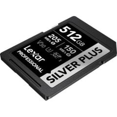 Lexar 512GB Professional Sılver Plus UHS-I SDXC V30 Hafıza Kartı