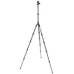 3 Legged Thing Punks Brian Travel Carbon Fiber Tripod ve Airhed Neo Ball Head (Mavi)