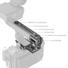 SmallRig 4830 Sony FX3 / FX30 XLR Uzatma Montaj Plakası Kiti