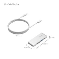 SmallRig 4746 5'i 1 Arada SD / Micro SD Hafıza Kart Okuyucu