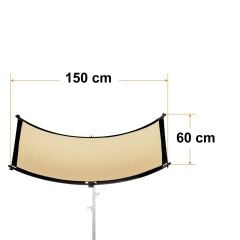 JINBEI U-Reflektör Paneli 2-in-1  60x120cm