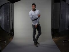 Superior Neutral Grey 1.35 x 11 Metre Fon Kağıdı (P111404)