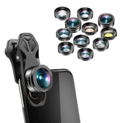 APEXEL 11'i 1 Arada Cep Telefonu  İphone & Android İçin Akıllı Telefon Lens Kiti