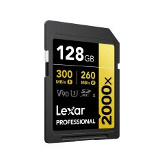 Lexar 128GB Professional 2000x SDXC V90 Gold Hafıza Kartı