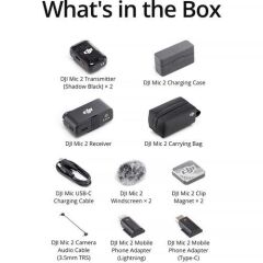 DJI Mic 2 İki Kişilik (Kablosuz Mikrofon)