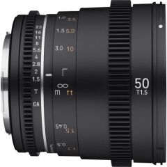 Samyang 50mm T1.5 VDSLR MK2 Cine Lens (Sony E)