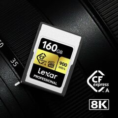Lexar 160GB Professional CFexpress Type A Gold Serisi Hafıza Kartı