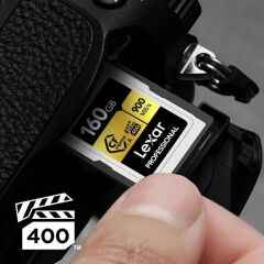 Lexar 160GB Professional CFexpress Type A Gold Serisi Hafıza Kartı